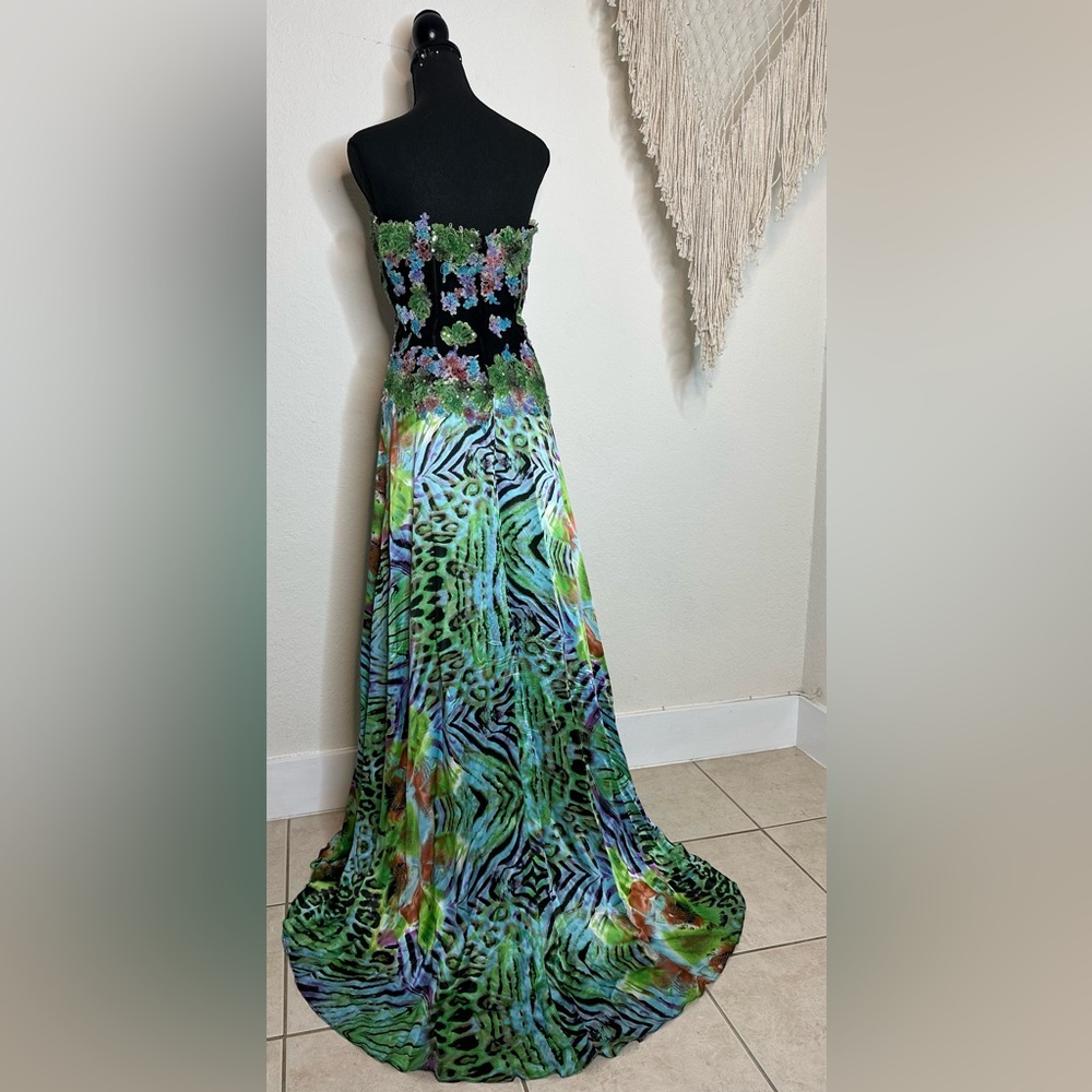 Silky and sexy corset dress